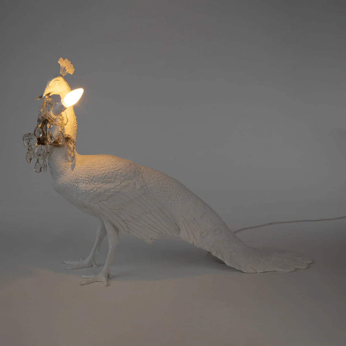 Peacock Lamp by Seletti