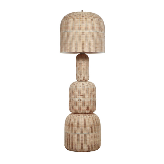 Agustin Rattan Floor Lamp