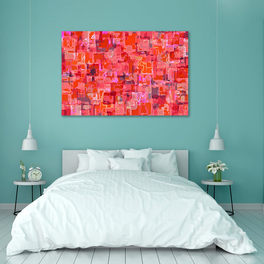 Abstract Art D34 Peel & Stick Vinyl Wall Sticker