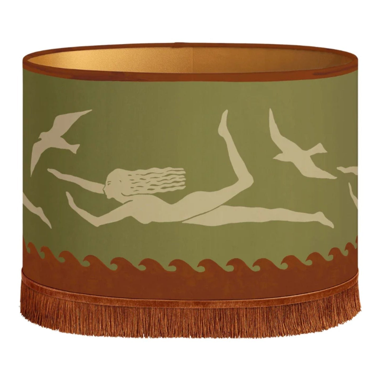 Palais x Hôtel Magique Lampshade Thalassa Palm & Cinnamon - Oval